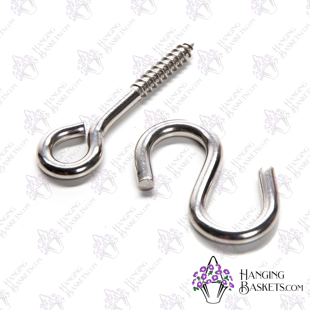 Premium, heavy duty hanging flower baskets.